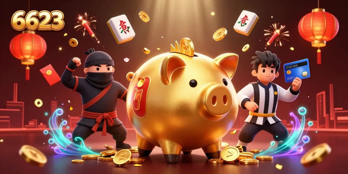 Experience the thrill of 6623 via dynamic casino scenes filled with vibrant characters and elements.