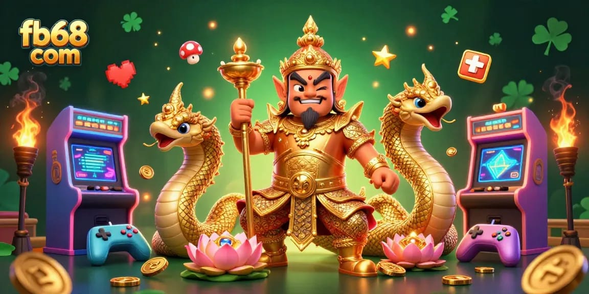 Engage with exciting gaming adventures at fb68 com, featuring temple guardians and dynamic game elements.