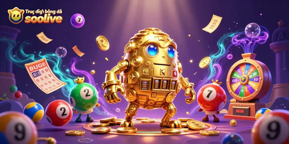 Engage with Trực tiếp bóng đá socolive through a vibrant 3D illustration showcasing dynamic gambling elements.