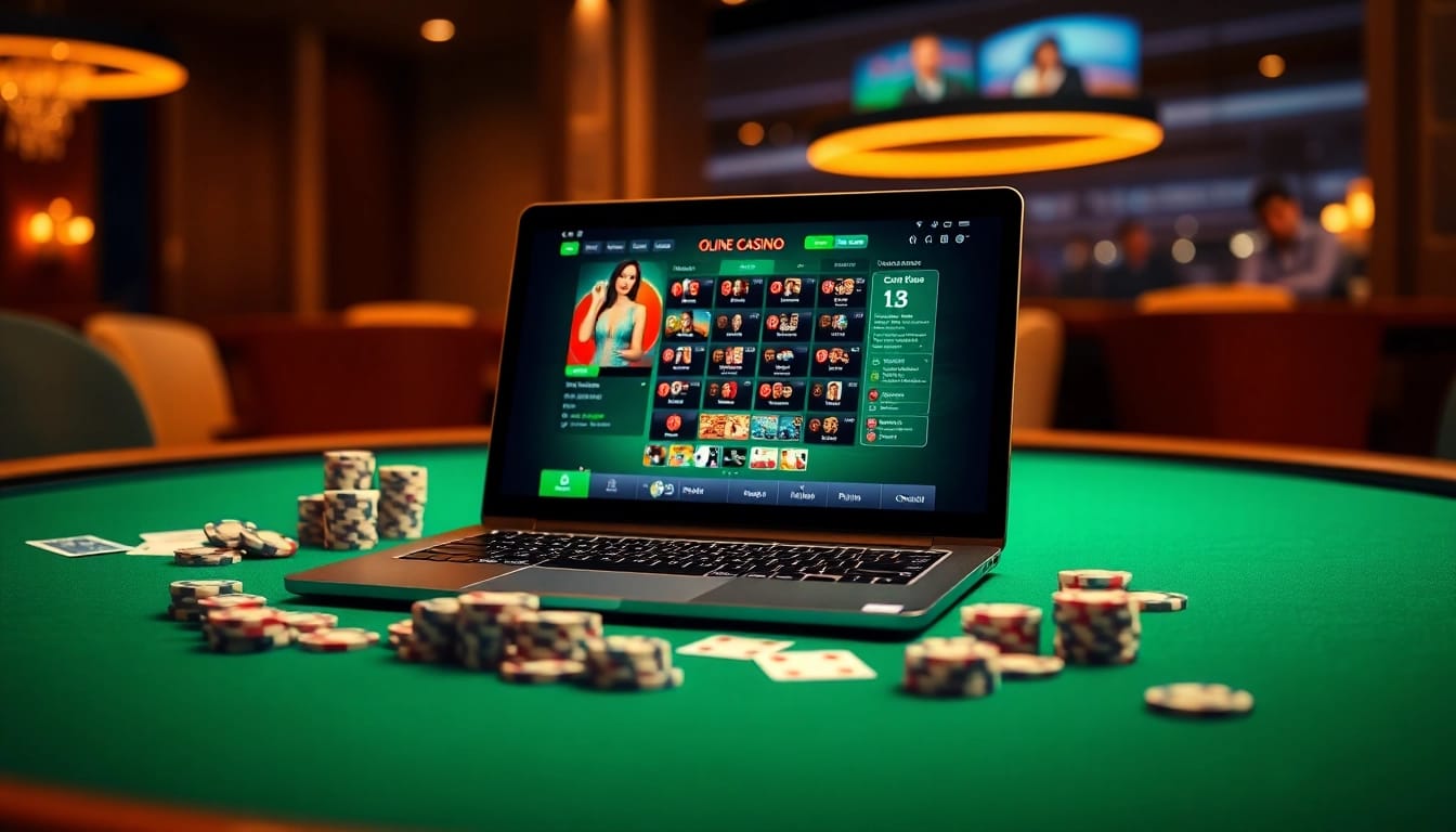 Experience the best online casinos Canada with vibrant gaming elements and engaging setup.