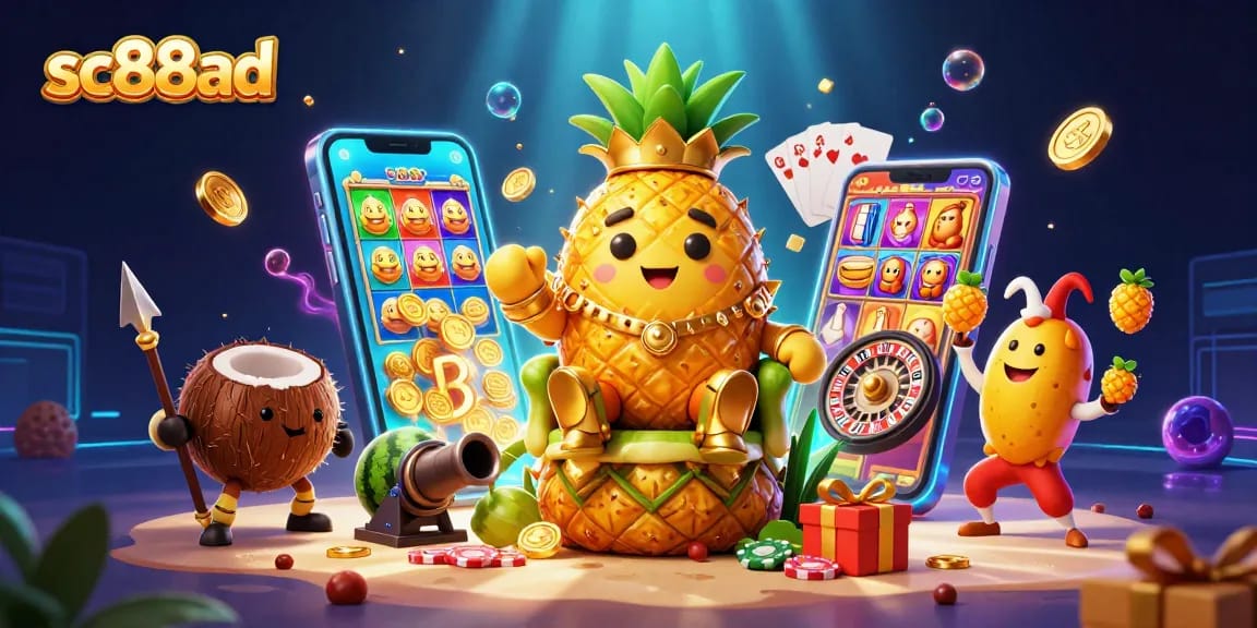 Win jackpots with lively characters in a rich sc88ad casino scene featuring slot games.