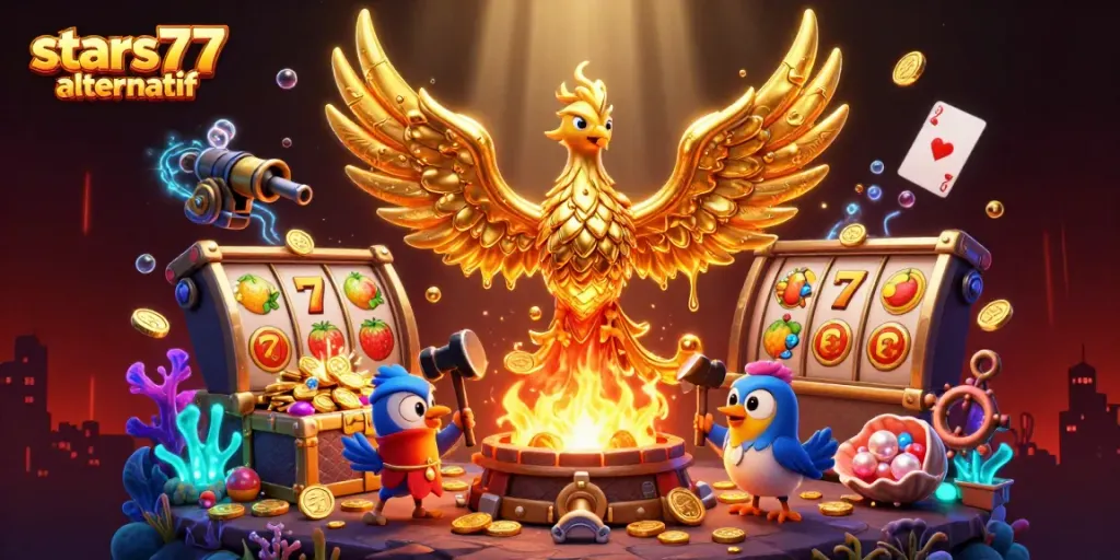 Menangkan permainan dengan slot dan simbol keberuntungan di stars77 alternatif yang memukau.