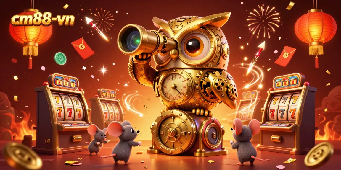 Join the excitement at cm88-vn's vibrant casino, featuring engaging 3D characters and dynamic slot machines.