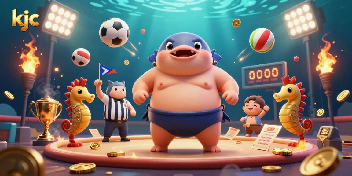 KJC enhances gaming excitement with dynamic underwater scenes featuring 3D gambling elements and characters.