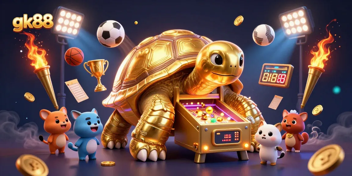 gk88 offers thrilling gaming experiences in this vibrant casino scene filled with excitement.