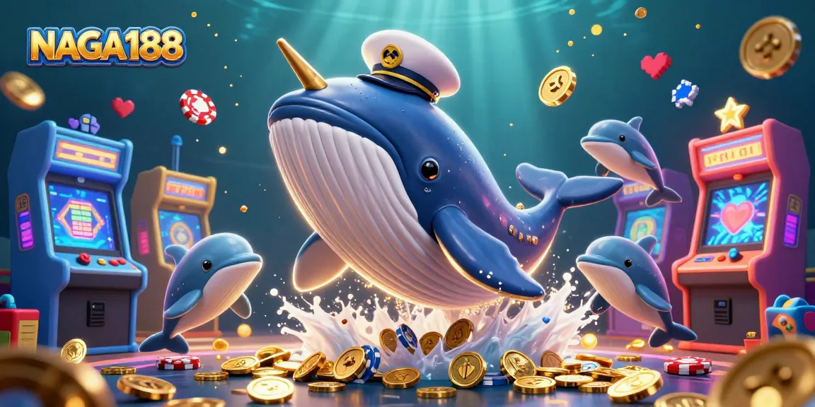 NAGA188 memberikan pengalaman taruhan yang menarik dengan karakter 3D imut di lautan koin.