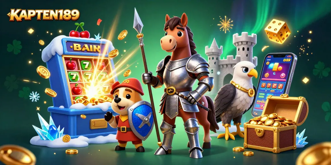 KAPTEN189: nikmati permainan slot online dengan grafis 3D yang menarik dan jackpot menggelegar