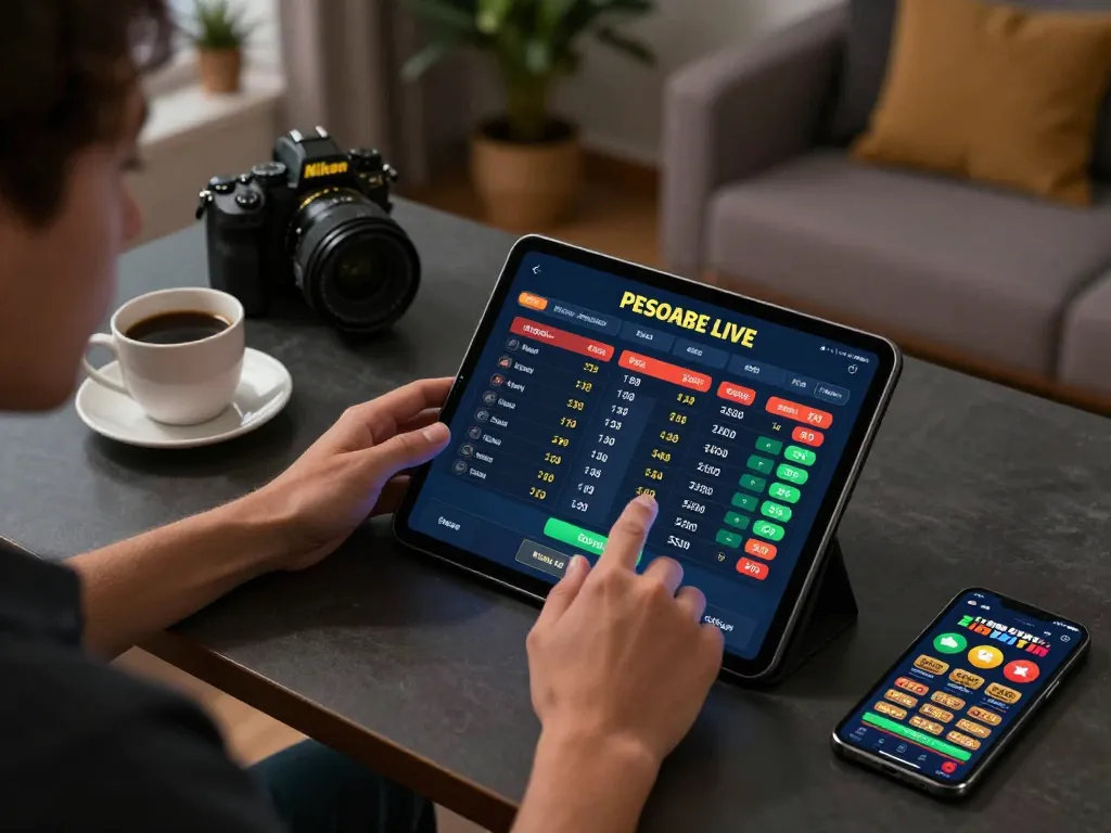 Engaging online sports betting experience using xin88 on tablet with live odds and cozy setup