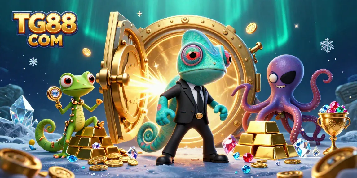 Join the adventure with TG88 COM's thrilling scene of vibrant casino fun.