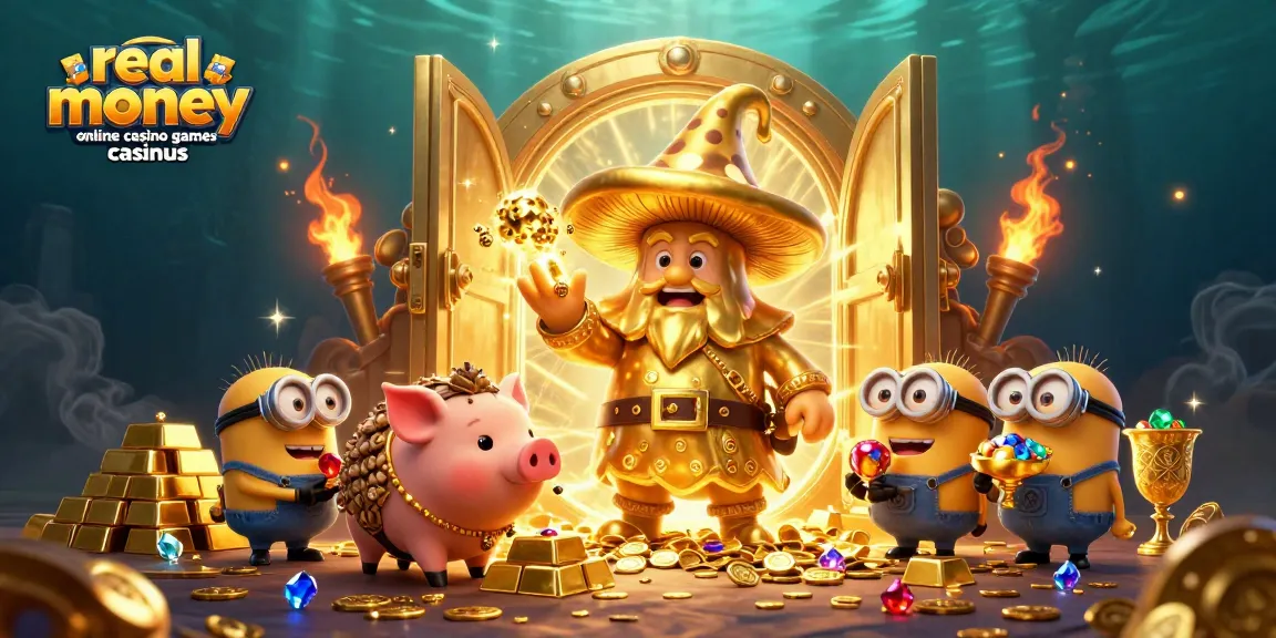 Engage in real money online casino games casinous with golden treasures and magical creatures.