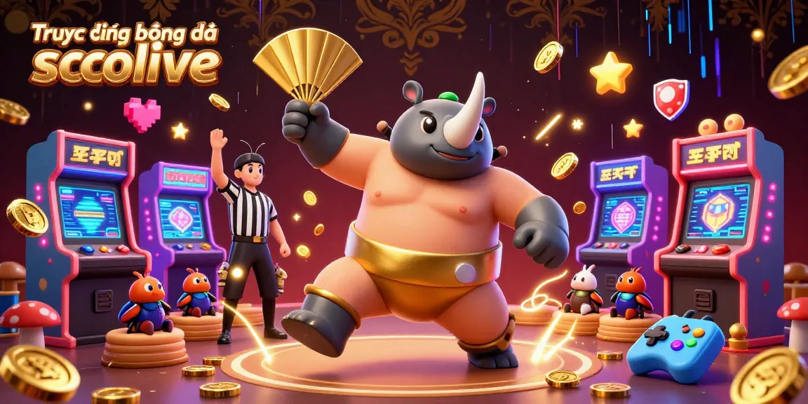 Experience Trực tiếp bóng đá socolive with a dynamic scene of cartoon animals celebrating casino excitement.