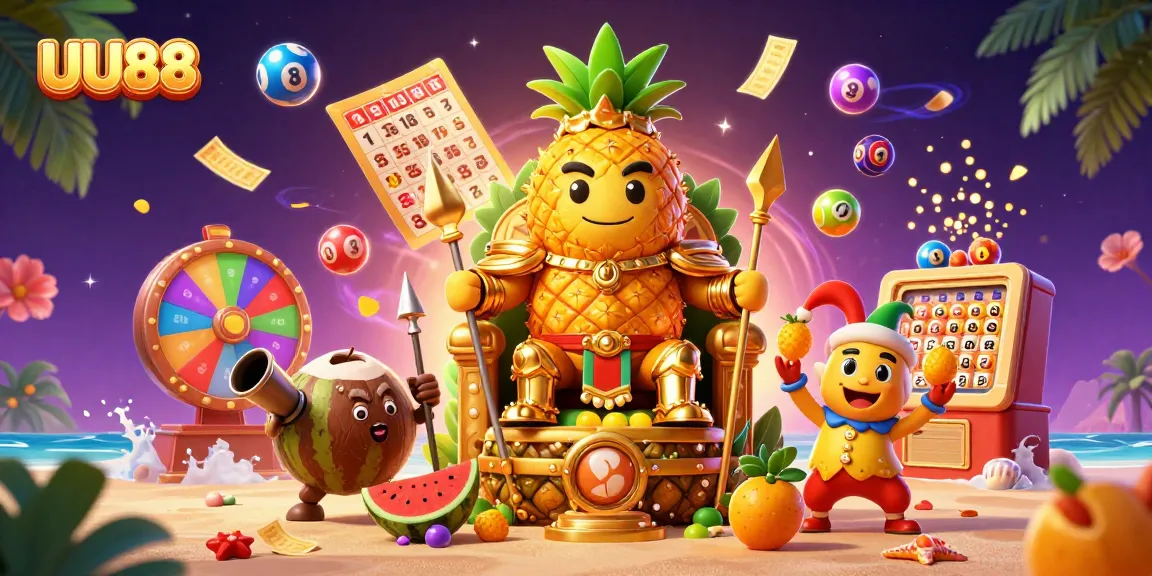 Experience thrilling action at UU88 with colorful lottery balls and dynamic casino elements.