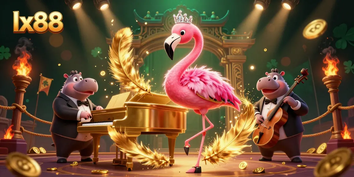 Experience thrilling gaming with lx88 featuring a vibrant casino scene and animated characters.