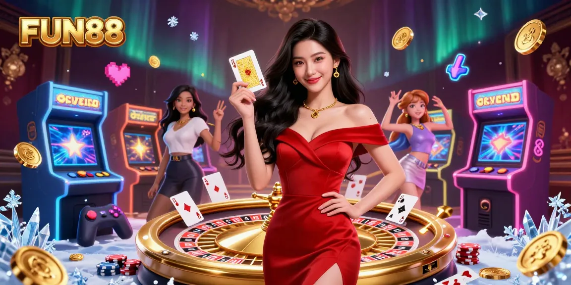 WIN with FUN88 at the dynamic roulette wheel during an exciting casino game.