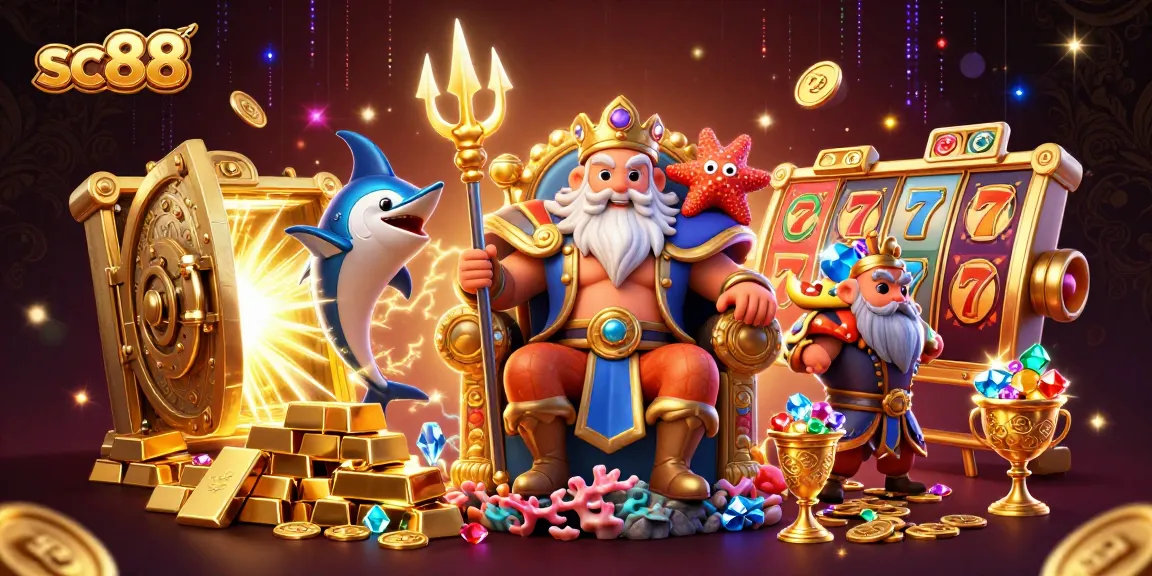 Experience sc88's vibrant gaming atmosphere with Neptune and treasures, perfect for thrilling casino adventures.