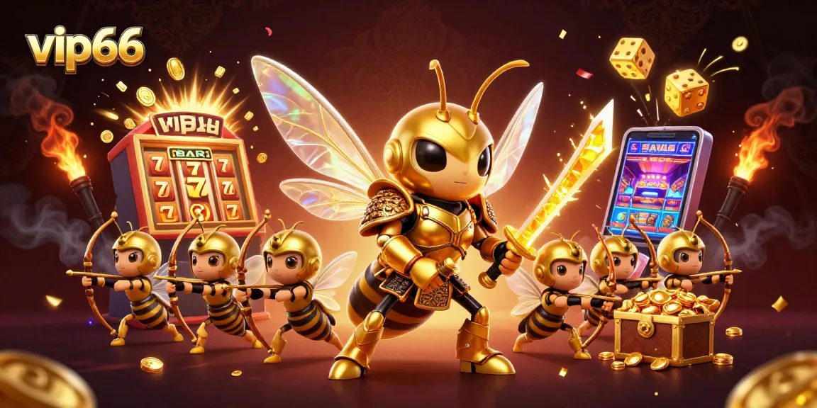 Experience the thrill of vip66 with a vibrant, action-packed casino scene featuring unique game elements.