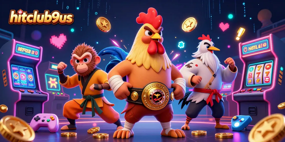 Engage with hitclub9us in this vibrant casino scene featuring action-packed elements of gambling
