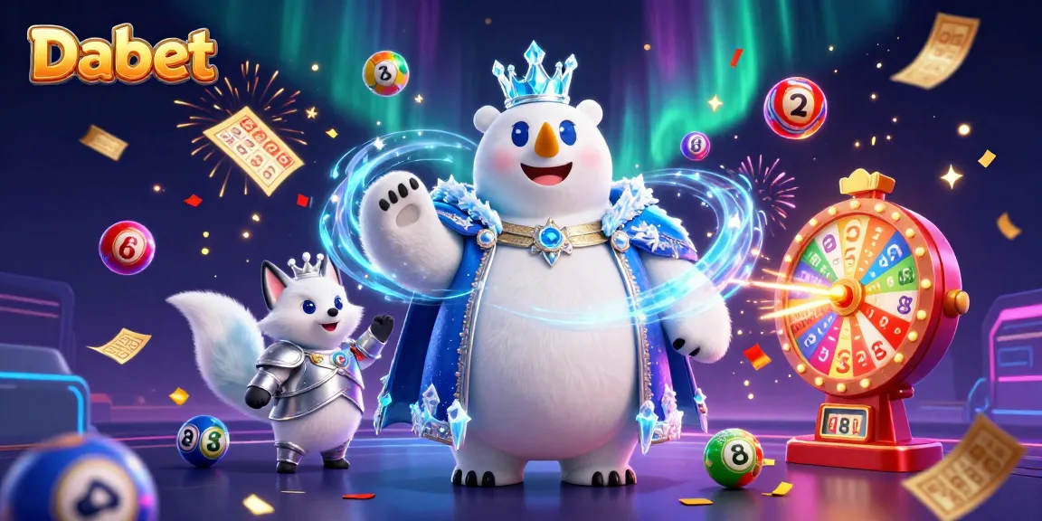Dabet enhances casino experiences with energetic 3D characters amid dynamic gambling elements.