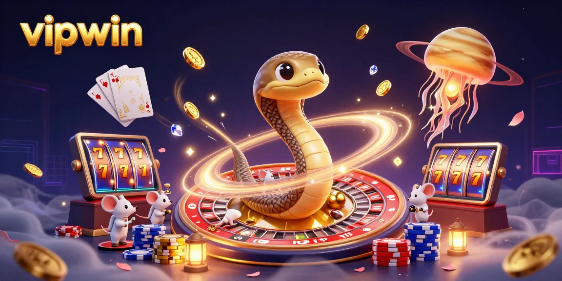 Engage with vipwin and experience a vibrant cosmic casino scene filled with mythical elements and dynamic betting action.