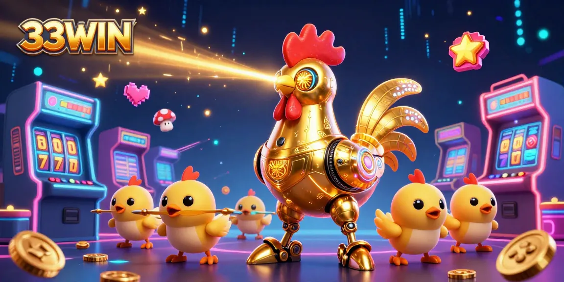Experience thrilling gameplay at 33WIN with vibrant 3D characters and a dynamic casino atmosphere.